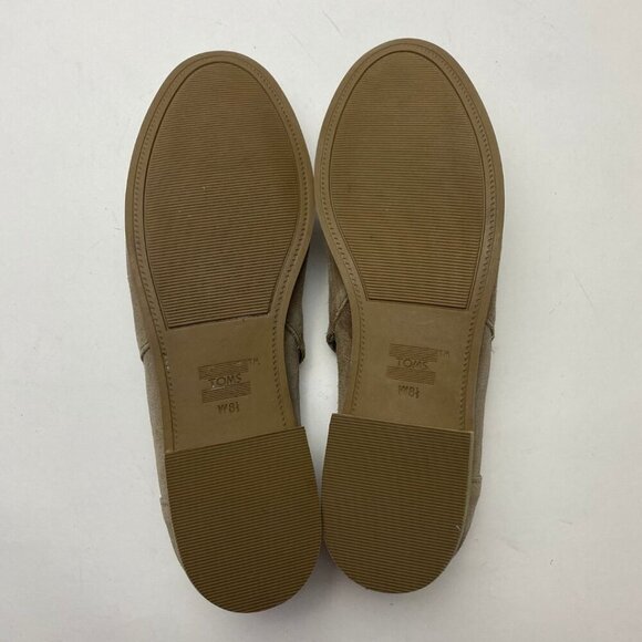 TOMS Women's Beige Suede Slip On Booties Size 8.5 - Picture 5 of 5